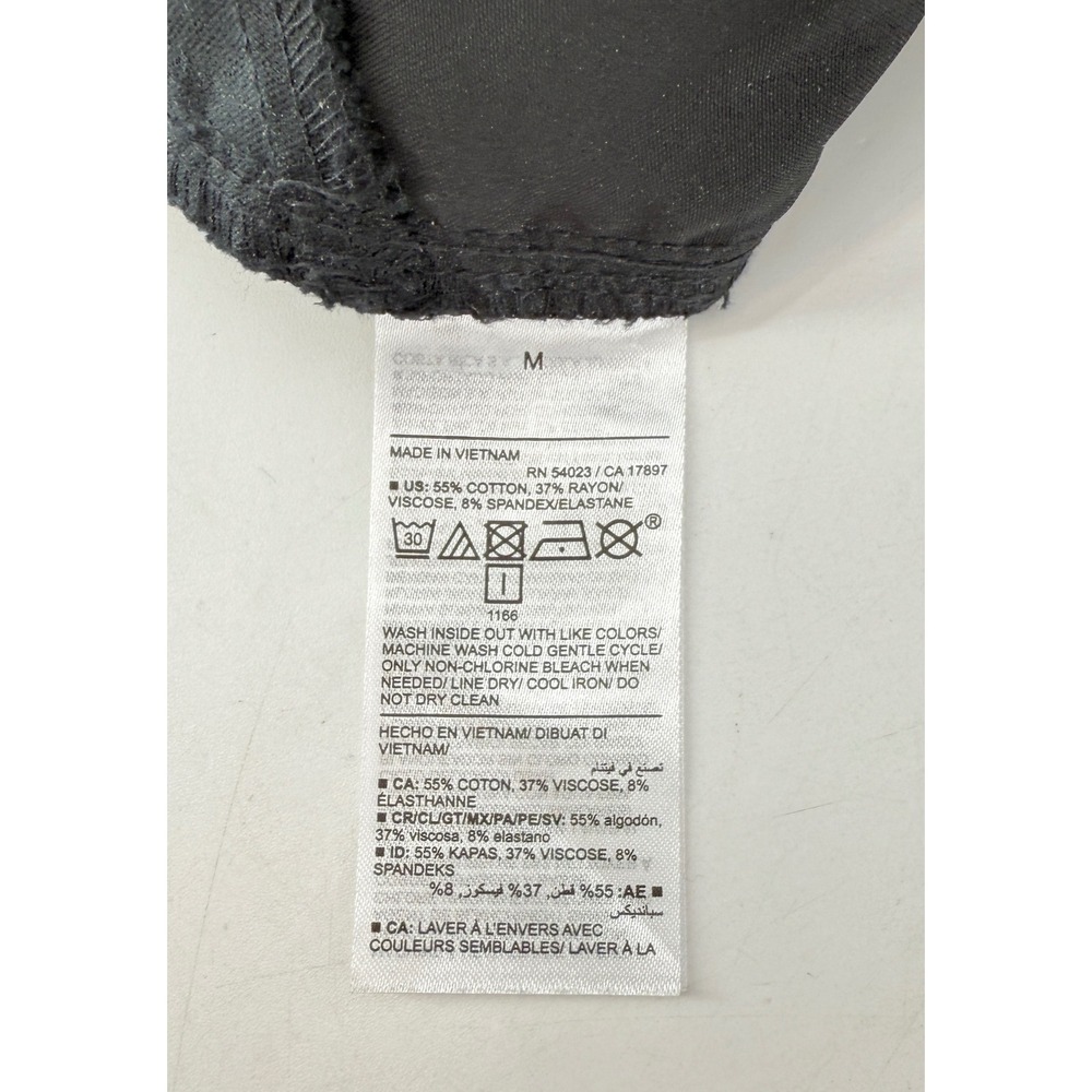 Old Navy High Rise Wide Leg Black Pants Trouser Medium Stretch Boho Professional - Picture 6 of 11